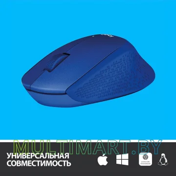 Мышь Logitech M280 Wireless Mouse (синий) картинка 3